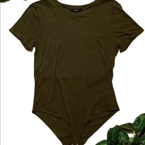 NWOT Olive Bodysuit